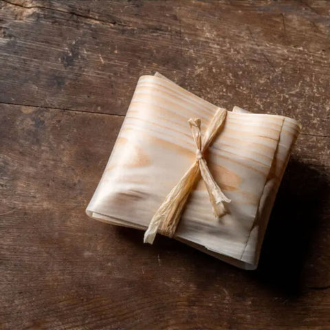 Pine Wood Display Leaves 36x14cm | Natural Food Presentation Platters
