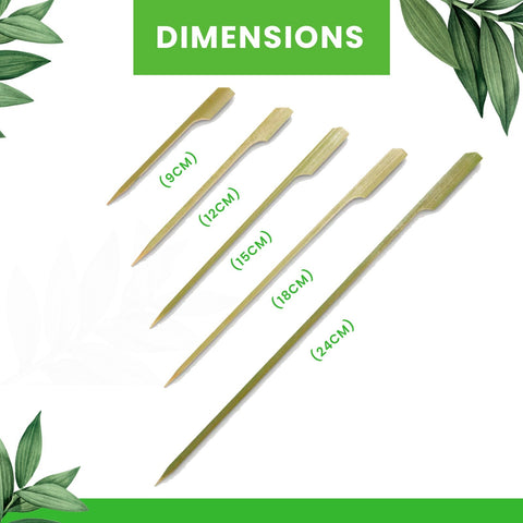 Teppo Gushi Paddle Skewers | 9cm/18cm Bamboo Flag Skewers | Professional Asian Service