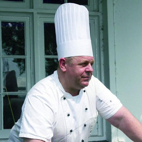Non-Woven Pleated 10″ Chef Hat - 10 pieces - Canape King