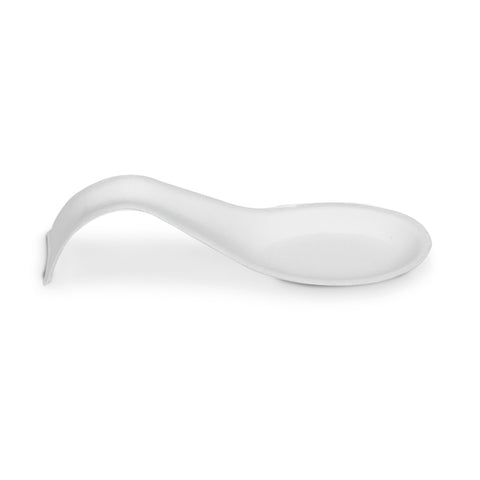 White Bagasse Canapé Spoons | Eco-Friendly Tasting Spoons | 10cm Biodegradable Serveware