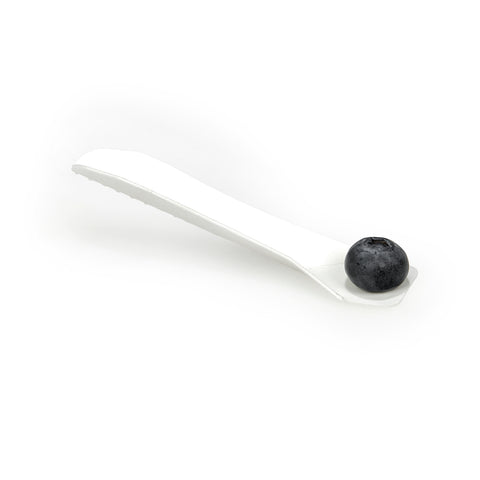 Small Paper Ice Cream Spoons | 9.4cm White Cardboard Spoons | Eco-Friendly Dessert Service