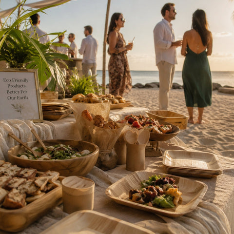 The Best Eco-Friendly Serveware for  Beach Parties & Coastal Events