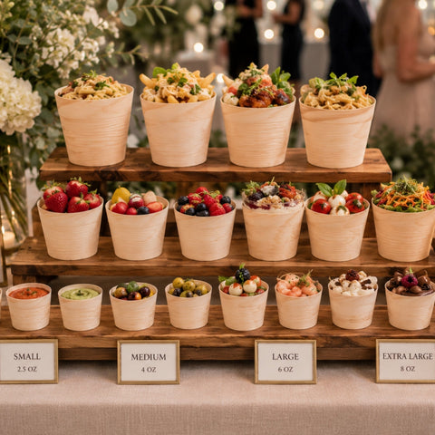 The Best Foods to Serve in Pinewood Cups  (Beyond Just Desserts)