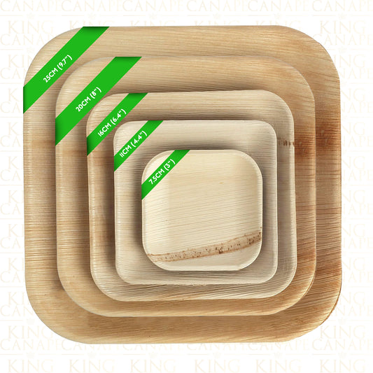 Square Palm Leaf Plates