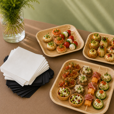 Extra Soft Cocktail Napkins 20cm | Premium 2-Ply Paper Napkins | Professional Bar Service