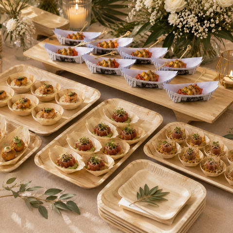 Newspaper Print Food Boats 9-19cm | Retro-Style Serving Boats | Street Food Containers