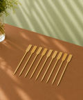 White Yakushi Bamboo Skewers 9-18cm | Japanese Style Food Picks | Professional Asian Skewers - Canape King