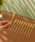 White Yakushi Bamboo Skewers 9-18cm | Japanese Style Food Picks | Professional Asian Skewers - Canape King