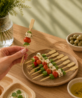 White Yakushi Bamboo Skewers 9-18cm | Japanese Style Food Picks | Professional Asian Skewers - Canape King
