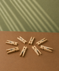 Mini Wooden Pegs 2.5cm | Tiny Decorative Clips | Craft & Event Pegs - Canape King