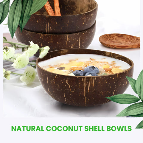 Natural Strong Real Coconut Bowls/Cups