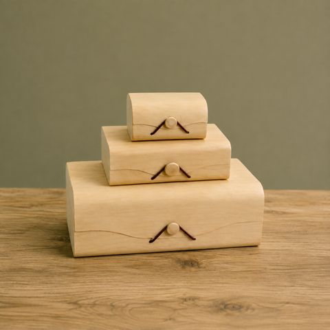 Luxury Wooden Gift Box with Window 3 Sizes | Premium Display Box | Reusable Presentation Container