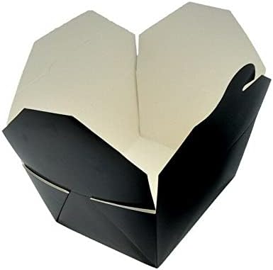 Leakproof Black Rectangle Takeaway Box Container