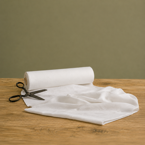 Professional Food Grade Chef's Muslin | White Kitchen Cloth | Commercial Grade Straining Fabric - Canape King
