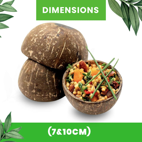 Natural Strong Real Coconut Bowls/Cups