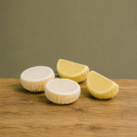 Muslin White/Yellow Lemon Wedge Bags | Elasticated Citrus Covers | Professional Food Service