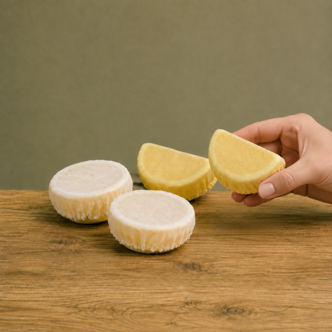Muslin White/Yellow Lemon Wedge Bags | Elasticated Citrus Covers | Professional Food Service