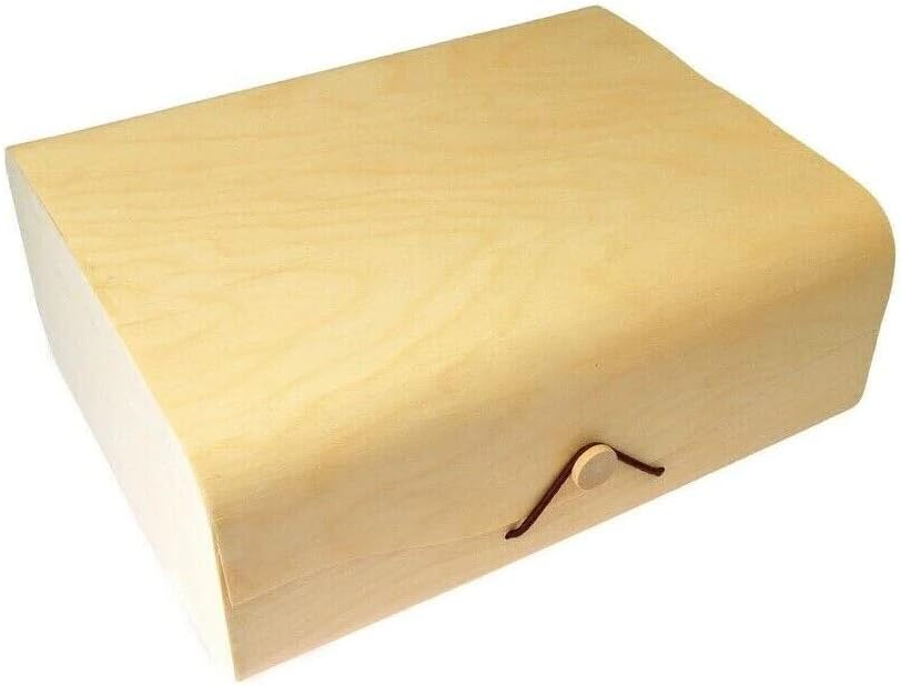 Luxury Wooden Gift Box Wrap Over Lid