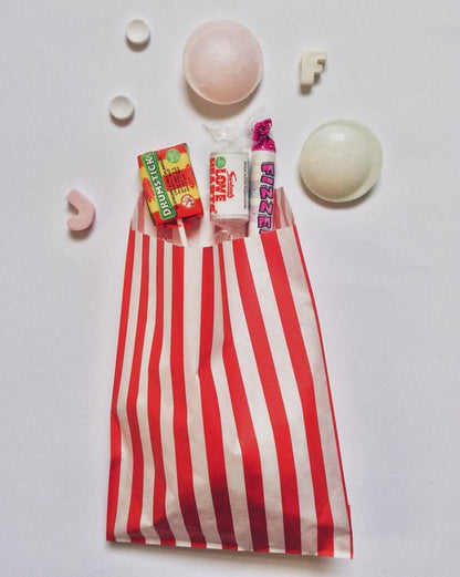 Candy Stripe Paper Bags 18 x 13 cm, Pack of 1000