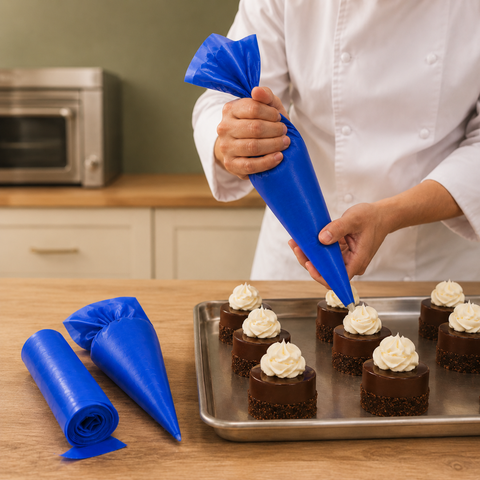 72 Kee-Seal Ultra Anti-Slip Piping Bags 53cm | Professional Pastry Bags | Non-Slip Disposable - Canape King