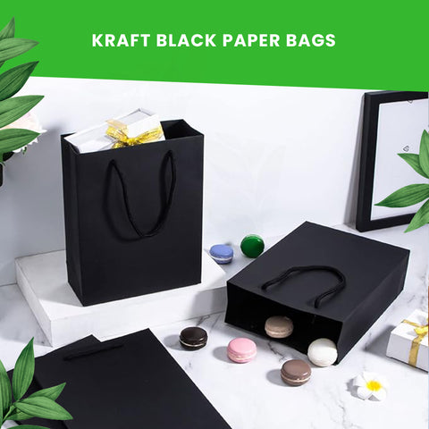 Natural Kraft Paper Bag with Reinforced Twisted Handles (L26 x W20 x H27cm)