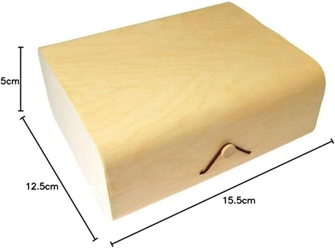 Luxury Wooden Gift Box Wrap Over Lid