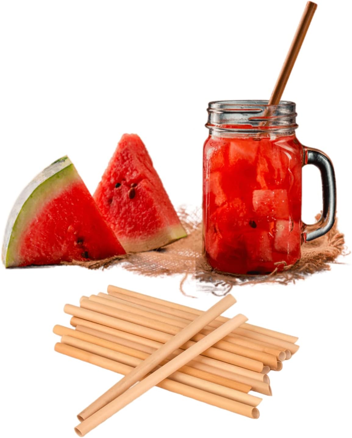 Natural Reed Grass Drinking Straws