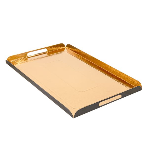 Cardboard Trays with Handles 28x42cm | Professional Serving Trays | 750GSM Strong Service Trays - Canape King