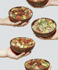 Natural Coconut Bowls 7-12cm | Reusable Eco-Friendly Bowls | Sustainable Serveware - Canape King