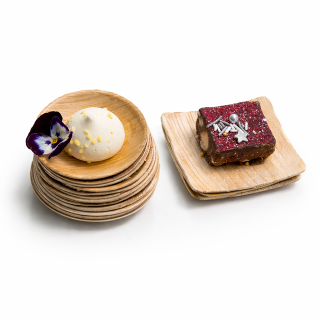 Dish Mini Leaf Wht Mel Mini Palm Leaf Dishes | Eco-Friendly Bowls | Perfect for Dips ...