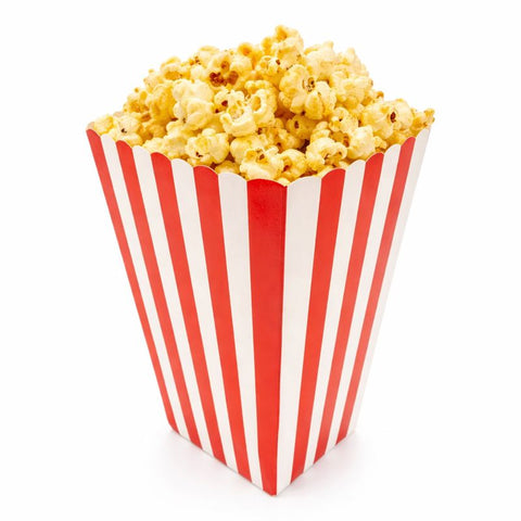 Popcorn Boxes 14cm | Classic Snack Cartons | Professional Party Containers - Canape King