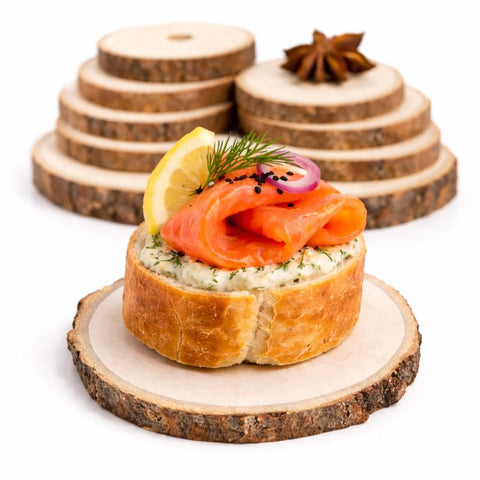 Natural Wood Tree Slices 5cm | Rustic Wedding Décor | Real Wood Rounds