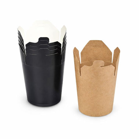 Round Take-Away Boxes | Eco-Friendly Food Containers | Small Portion Boxes