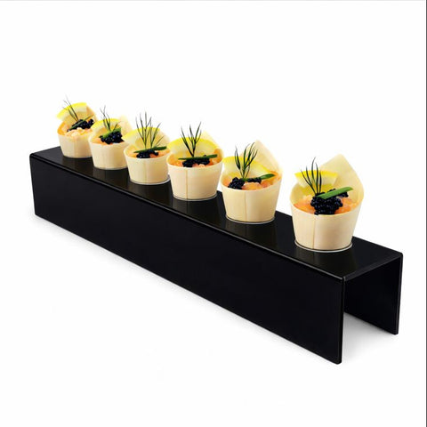 6-Hole Large Perspex Cone & Cup Stand | Professional Display Holder | Premium Serving Stand