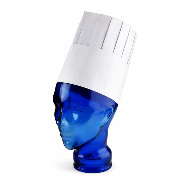 Toque Paper Chef Hats | Professional Pleated Kitchen Hats | Traditional Chef Wear - Canape King