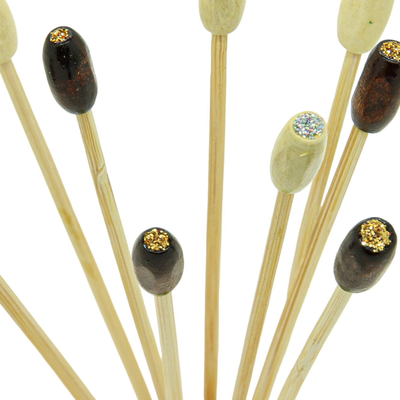 Cocktail Bamboo Bead Skewers