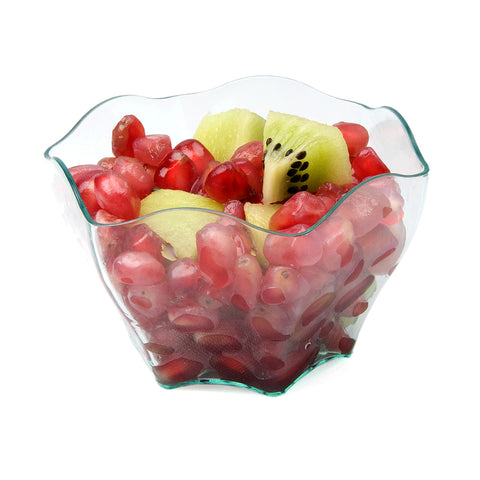 Plastic Clear Reusable Flower Cup 60ml | Elegant Dessert & Appetizer Cups | Durable Party & Catering Serveware