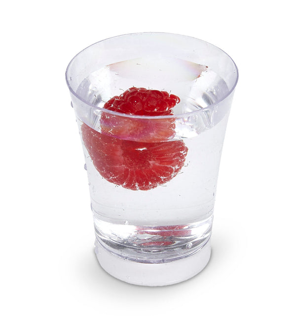 Plastic Shot Glass 60ml | Clear Reusable Shooter Cups | Durable Party & Catering Drinkware - Canape King