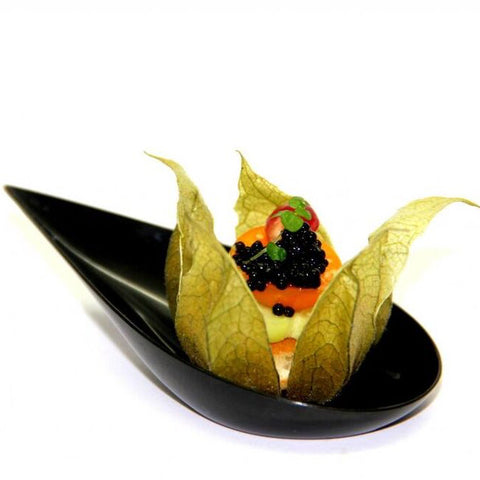 Teardrop Dish | Elegant Appetizer & Tasting Dishes | Reusable Mini Party & Catering Serveware
