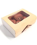 Luxury Wooden Gift Box Wrap Over Lid