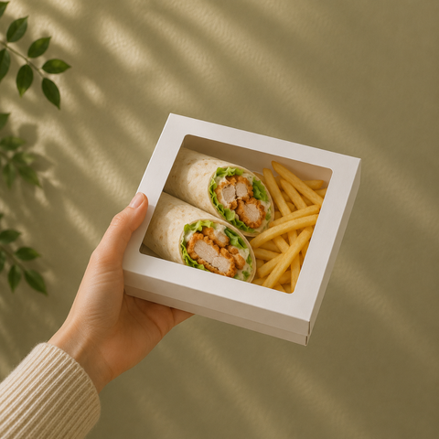 Premium Brown Kraft Boxes with Lid | Eco-Friendly Food Containers | Sustainable Takeaway Boxes