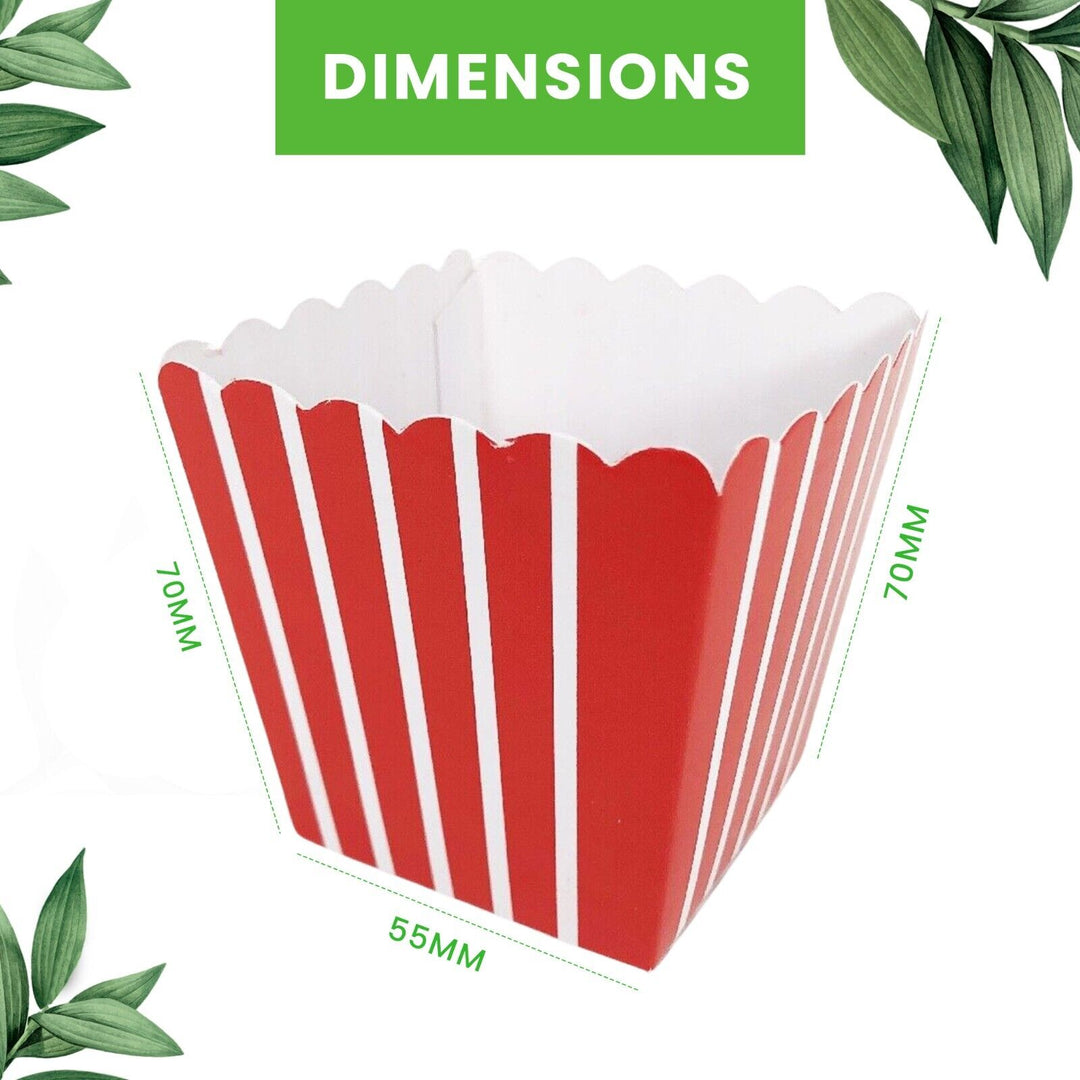 Mini Food Boxes 7cm | Cute Popcorn Cartons | Party Snack Containers ...