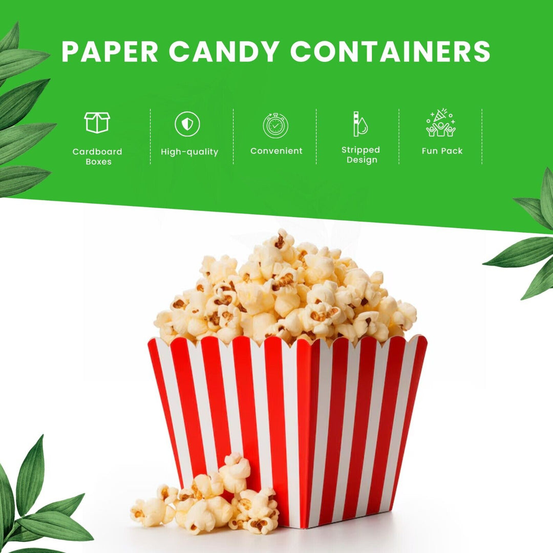 Mini Food Boxes 7cm | Cute Popcorn Cartons | Party Snack Containers ...