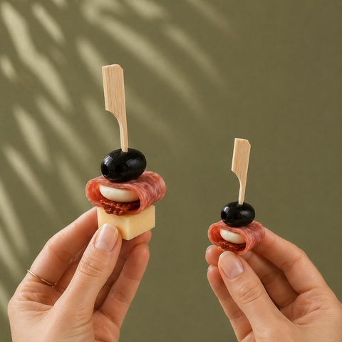Teppo Gushi Paddle Skewers 7cm-18cm | Bamboo Flag Skewers | Professional Asian Service