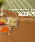 Professional Vacuum Pack Pouches 65mu PA/PE | Clear Food Storage Bags | Commercial Grade - Canape King