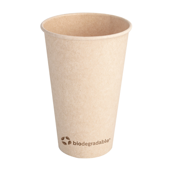 Single Wall Bagasse 'Biodegradable' Cup (360ml - Ø8.9 x 11cm)