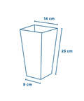 Popcorn Striped Card Containers | Snack Box Cartons (14 x 14 x 23 cm) - Canape King