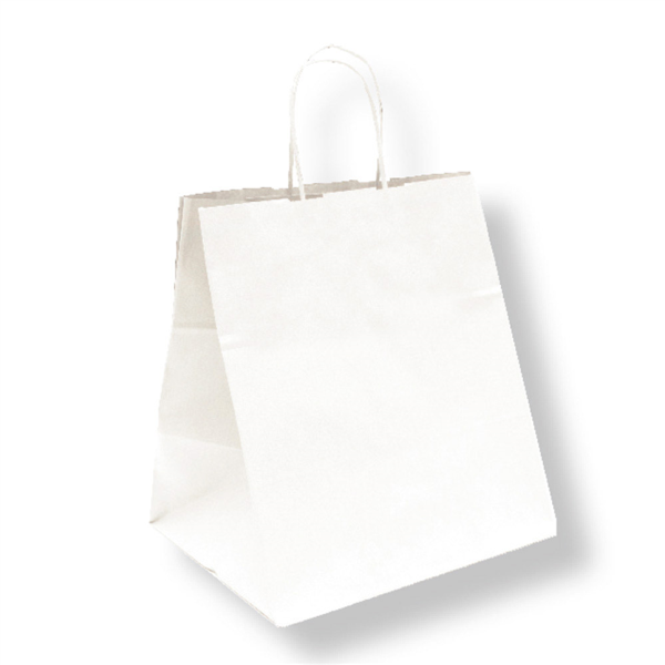 Natural Kraft Paper Bag with Reinforced Twisted Handles (L26 x W20 x H27cm) - Canape King