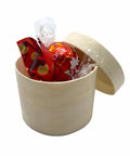 Small Round Wood Gift Box (Ø 6cm x 4.5cm height)