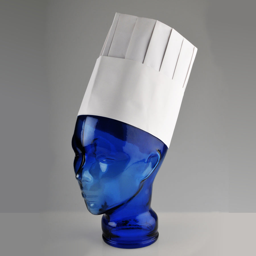 Toque Paper Chef Hats | Professional Pleated Kitchen Hats | Traditiona ...